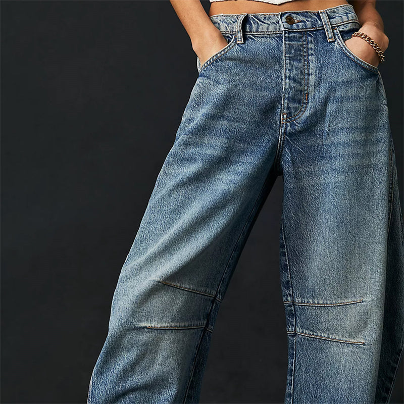Saskia | Relaxed Wide Leg Jeans