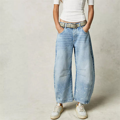 Saskia | Relaxed Wide Leg Jeans