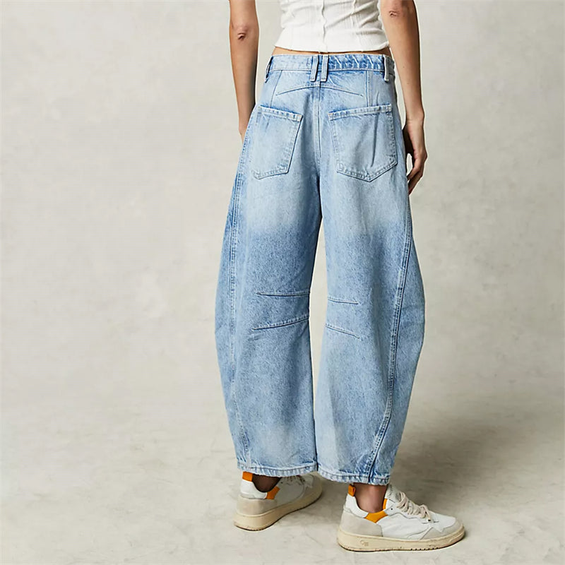 Saskia | Relaxed Wide Leg Jeans