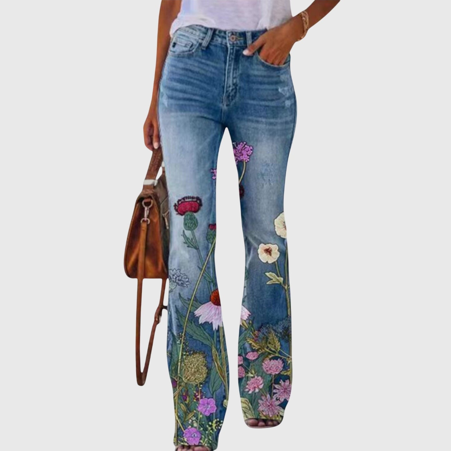 Coralie | Floral Wide Leg Pants