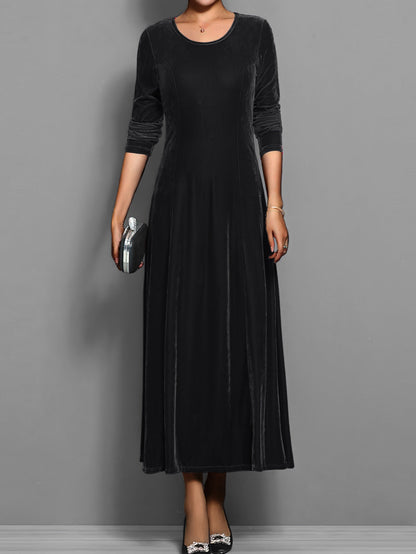 Adelheid | Soft A-Line Velvet Dress