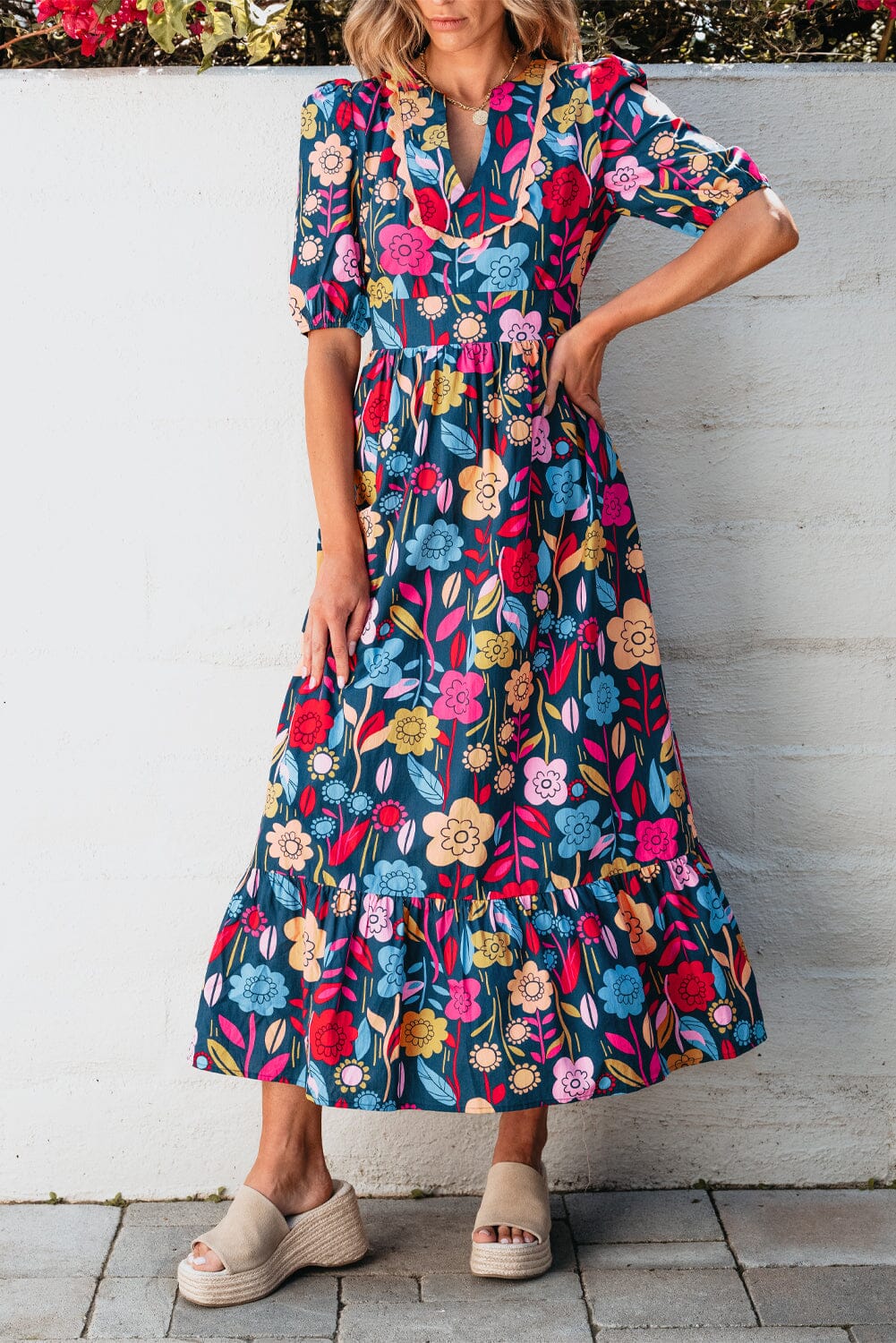 Emma | Retro Style Maxi Dress