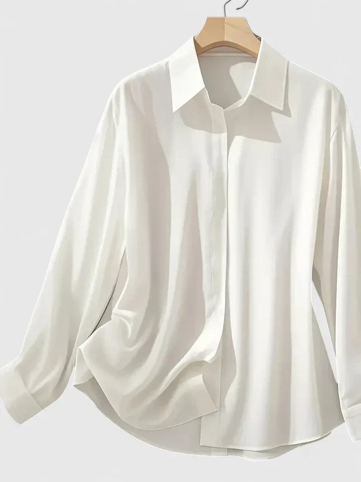 Marlowe | Hidden Button Blouse