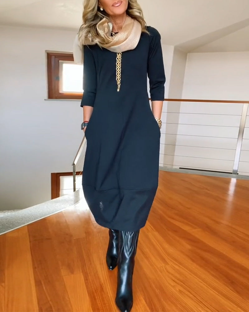 Roosmarijn | Tailored Smoothing Autumn Dress