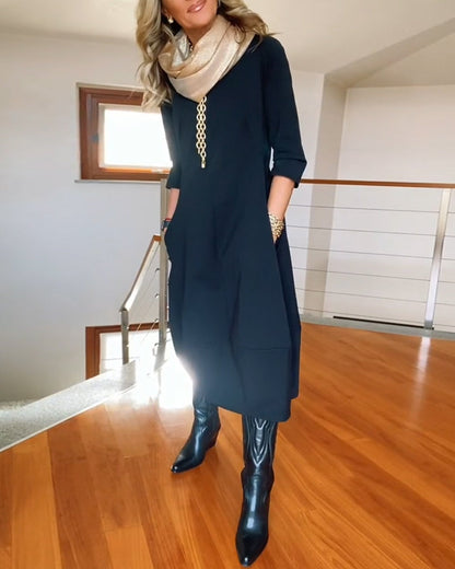 Roosmarijn | Tailored Smoothing Autumn Dress