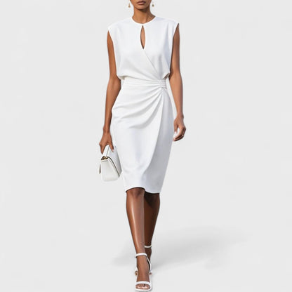 Verabel | Elegant A-Line Midi Dress