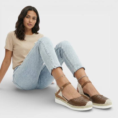 Lobke | Woven Wedge Espadrilles