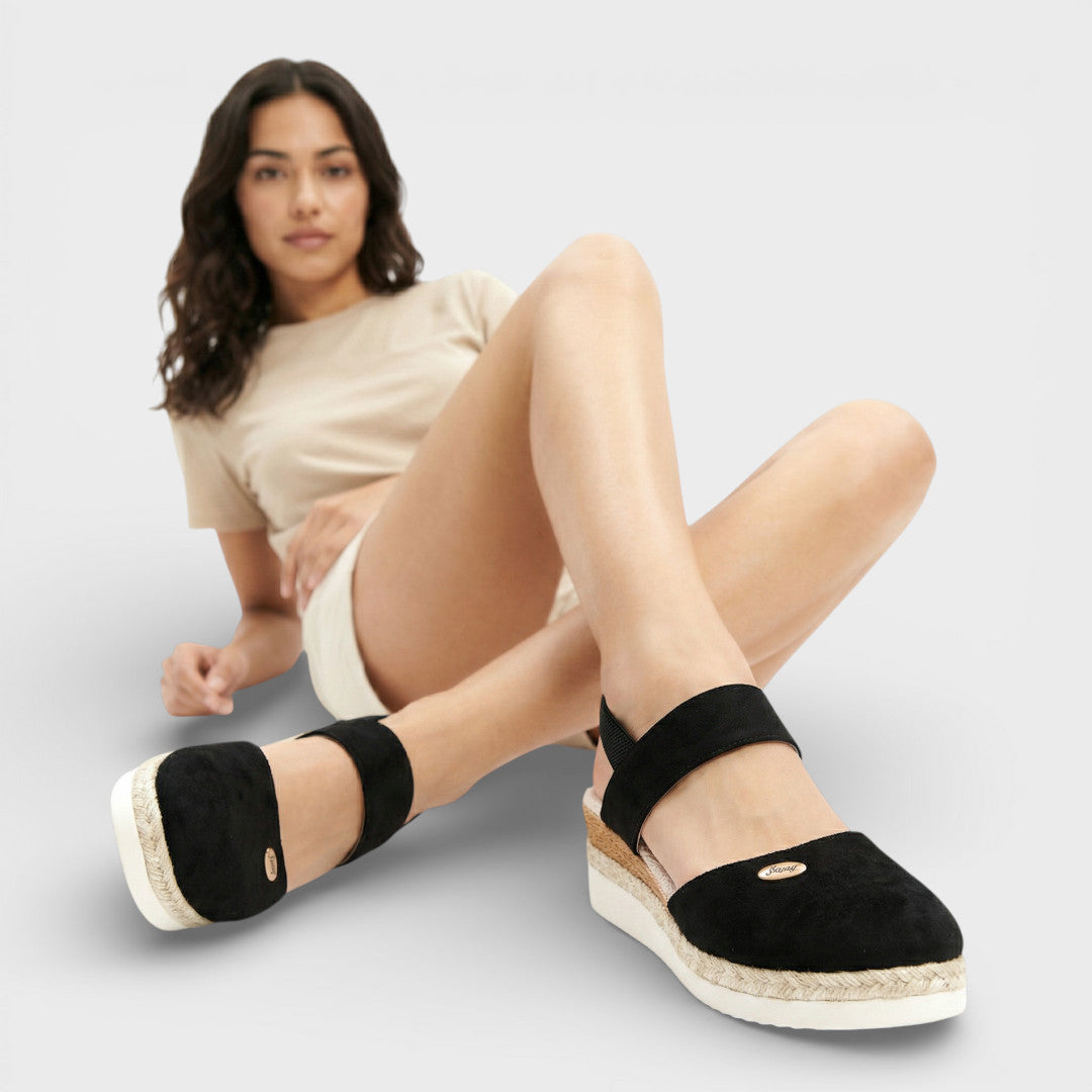 Carmen | Closed-Toe Wedge Espadrilles