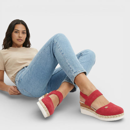 Carmen | Closed-Toe Wedge Espadrilles