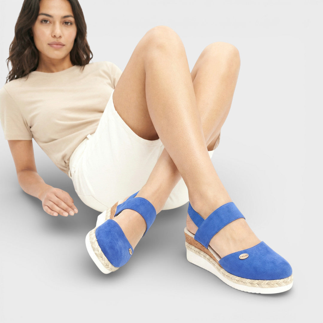 Carmen | Closed-Toe Wedge Espadrilles