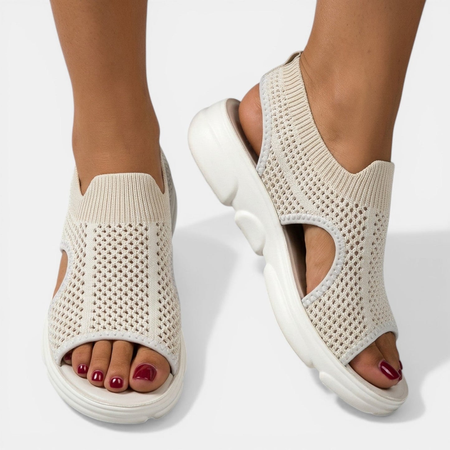 Fenna | Knitted Platform Sandals