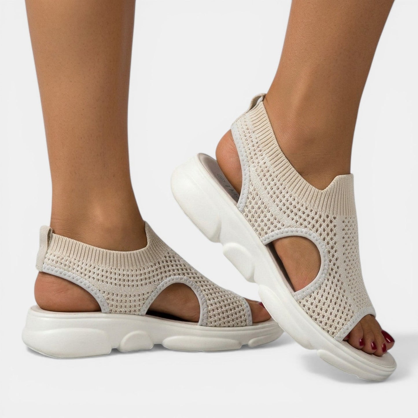 Fenna | Knitted Platform Sandals
