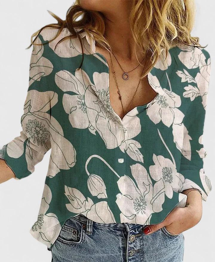 Elena | Relaxed Button-Up Blouse