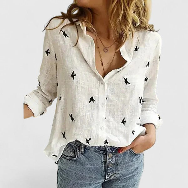 Elena | Relaxed Button-Up Blouse