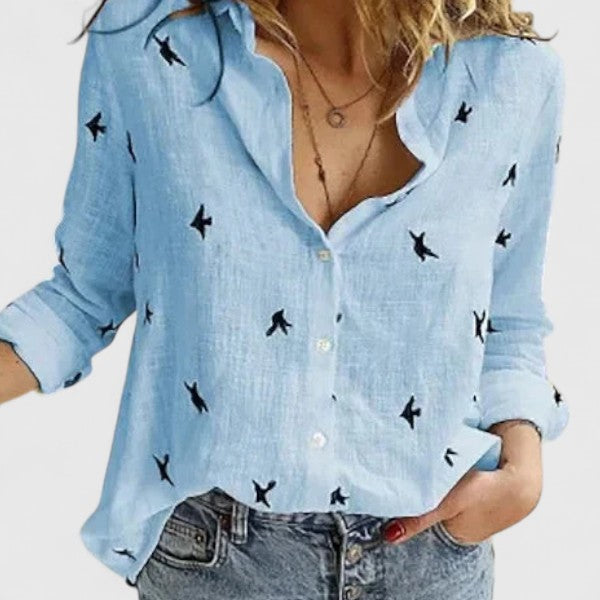 Elena | Relaxed Button-Up Blouse