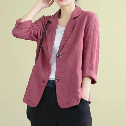 Aria | Lightweight Linen Blazer