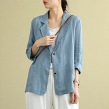 Aria | Lightweight Linen Blazer