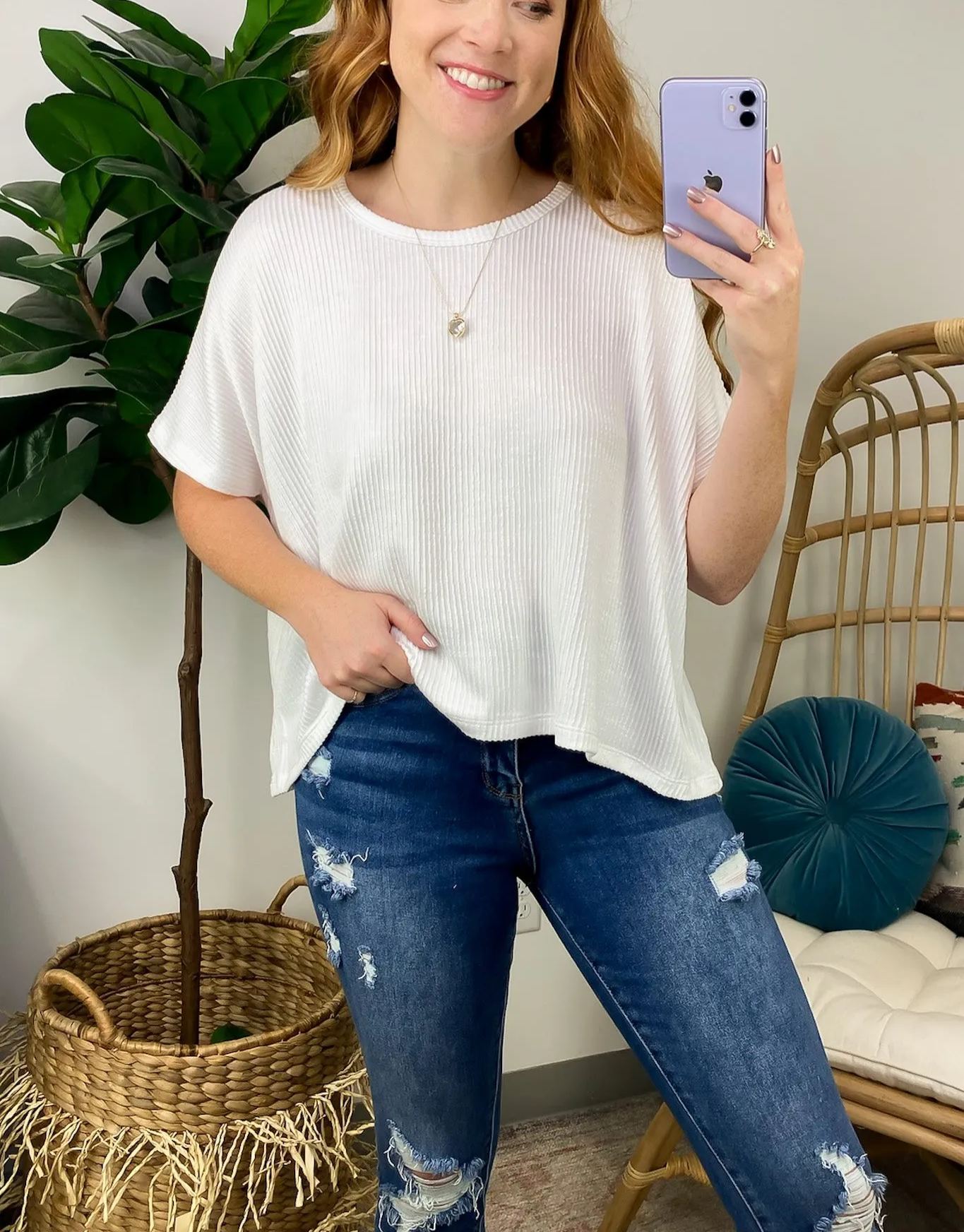 Patricia | Knit Oversized Top