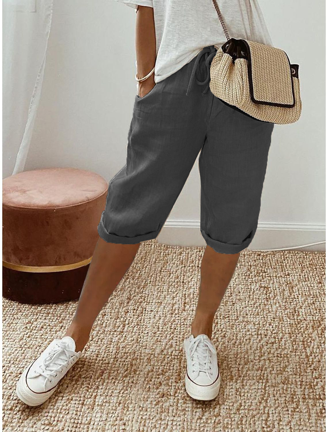 Cassia | Relaxed Capri Trousers