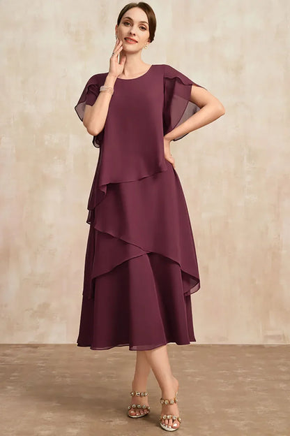 Antonia | Classic Flowing Chiffon Dress