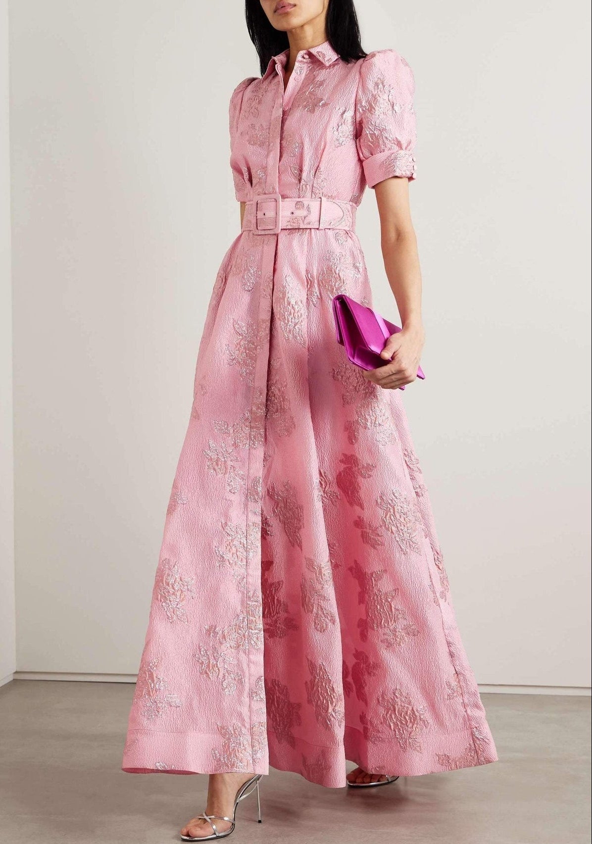 Florence | Floral Puff-Sleeve Maxi Dress