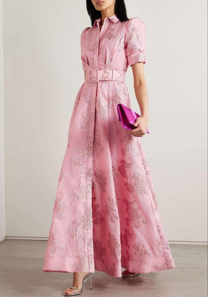 Florence | Floral Puff-Sleeve Maxi Dress