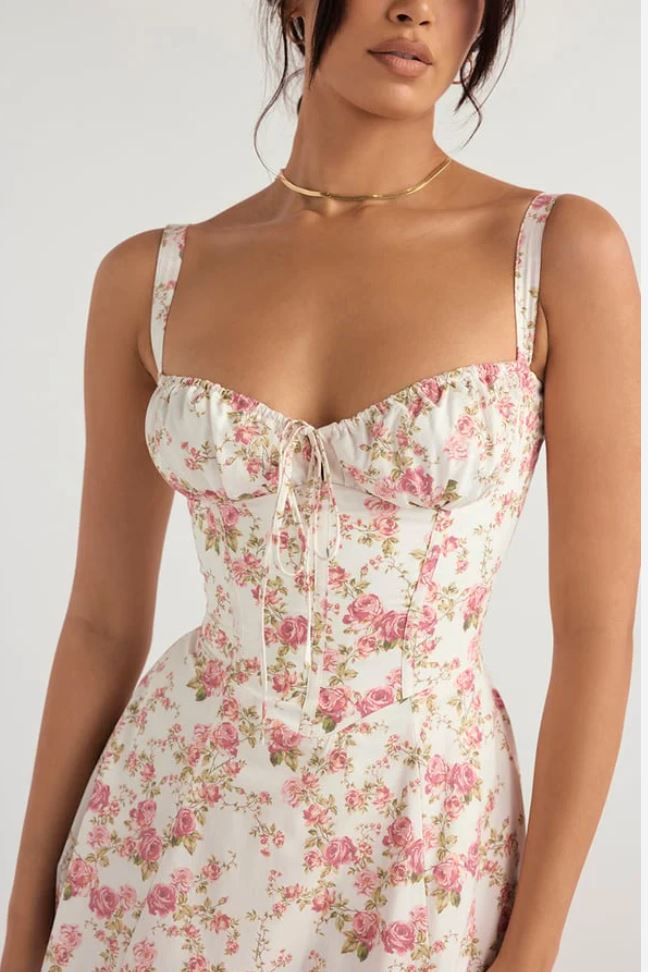 Lara | Colorful Midi Dress