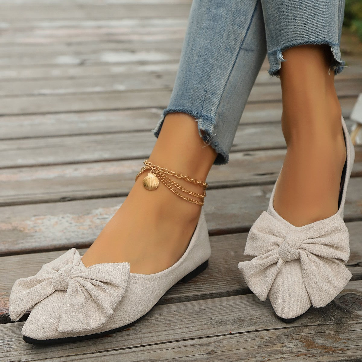 Belline | Bow-Detail Ballet Flats