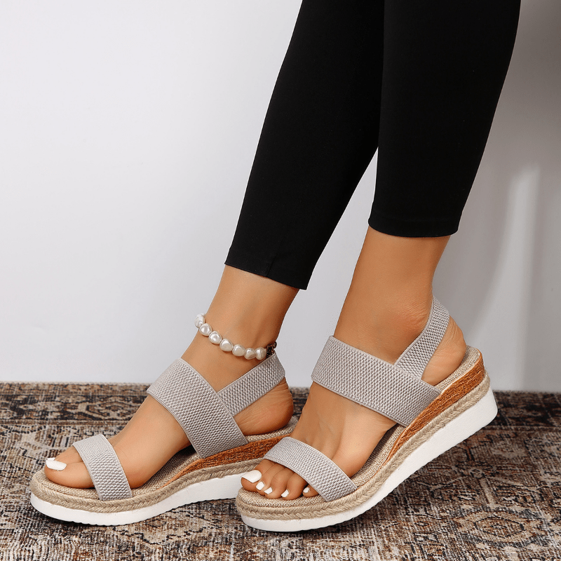 Océane | Stretch-Strap Platform Sandals