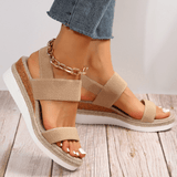 Océane | Stretch-Strap Platform Sandals