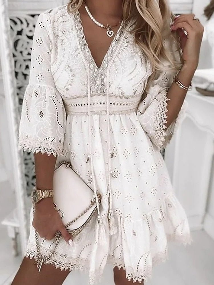 Aveline | Sleeveless Occasion Mini Dress