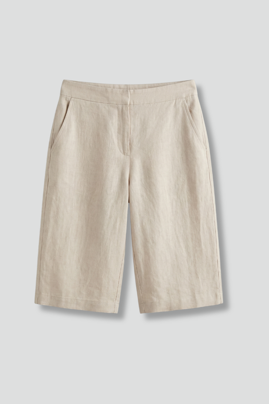 Delphina | High Waist Knee Length Shorts