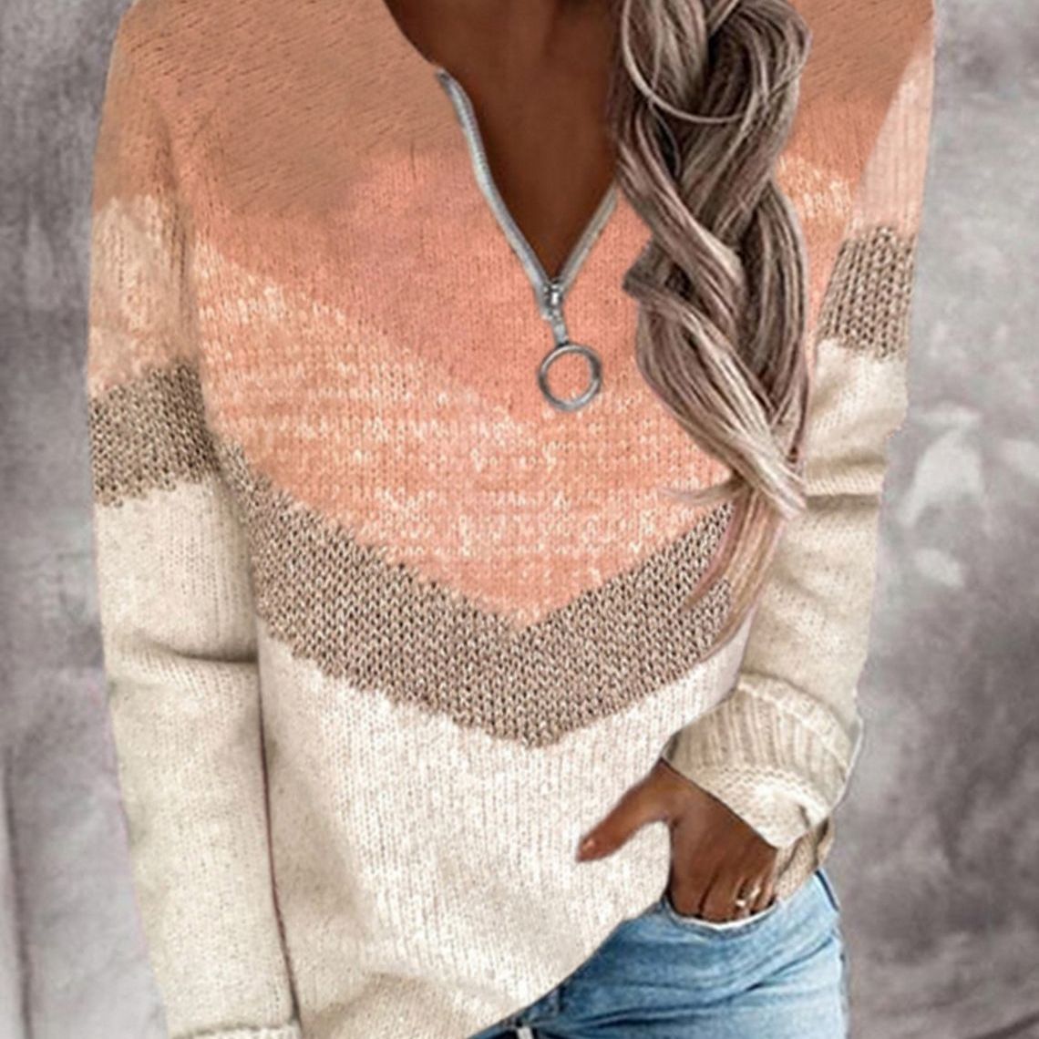 Suzie | Cosy Zip Pullover