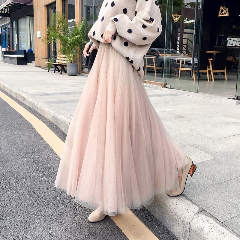 Marguerite | Tulle Maxi Skirt