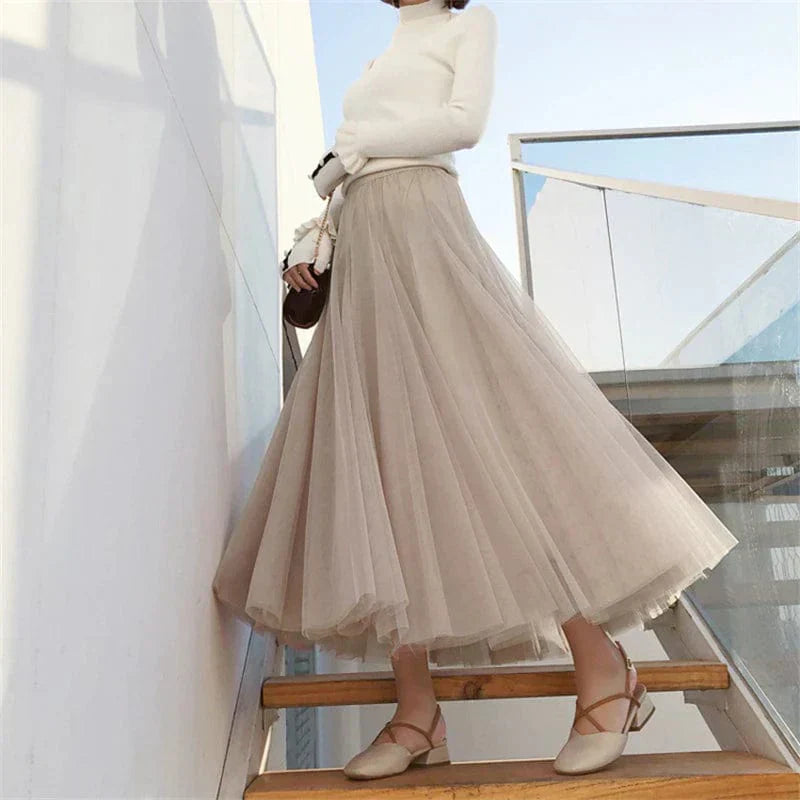 Marguerite | Tulle Maxi Skirt