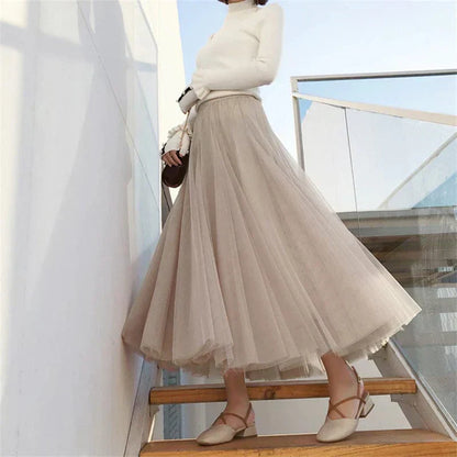 Marguerite | Tulle Maxi Skirt