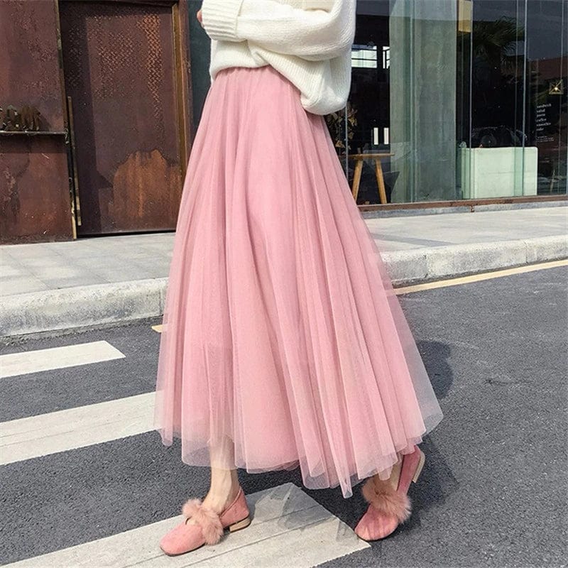 Marguerite | Tulle Maxi Skirt