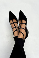 Ottavia | Ankle-Strap Pointed Flats