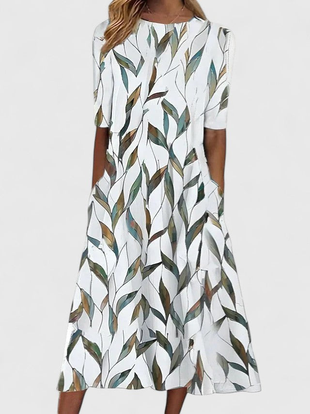 Kara | Floral Midi Summer Dress