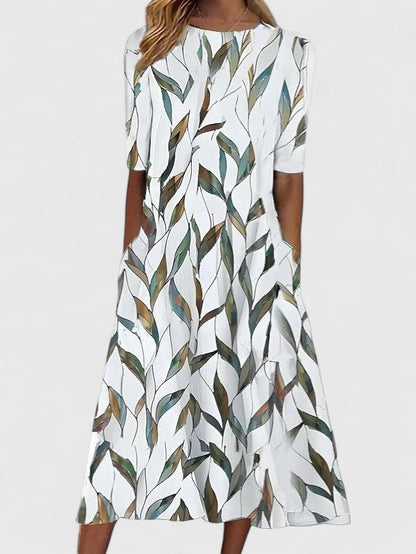 Kara | Floral Midi Summer Dress