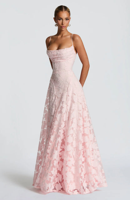 Cordelia | Floral Strappy Maxi Dress