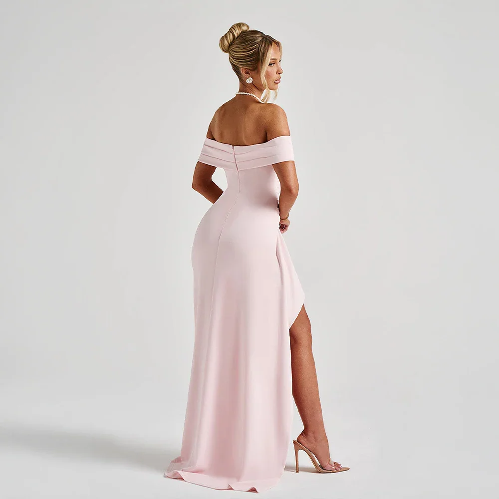 Philippa | Off-Shoulder Slit Maxi Dress
