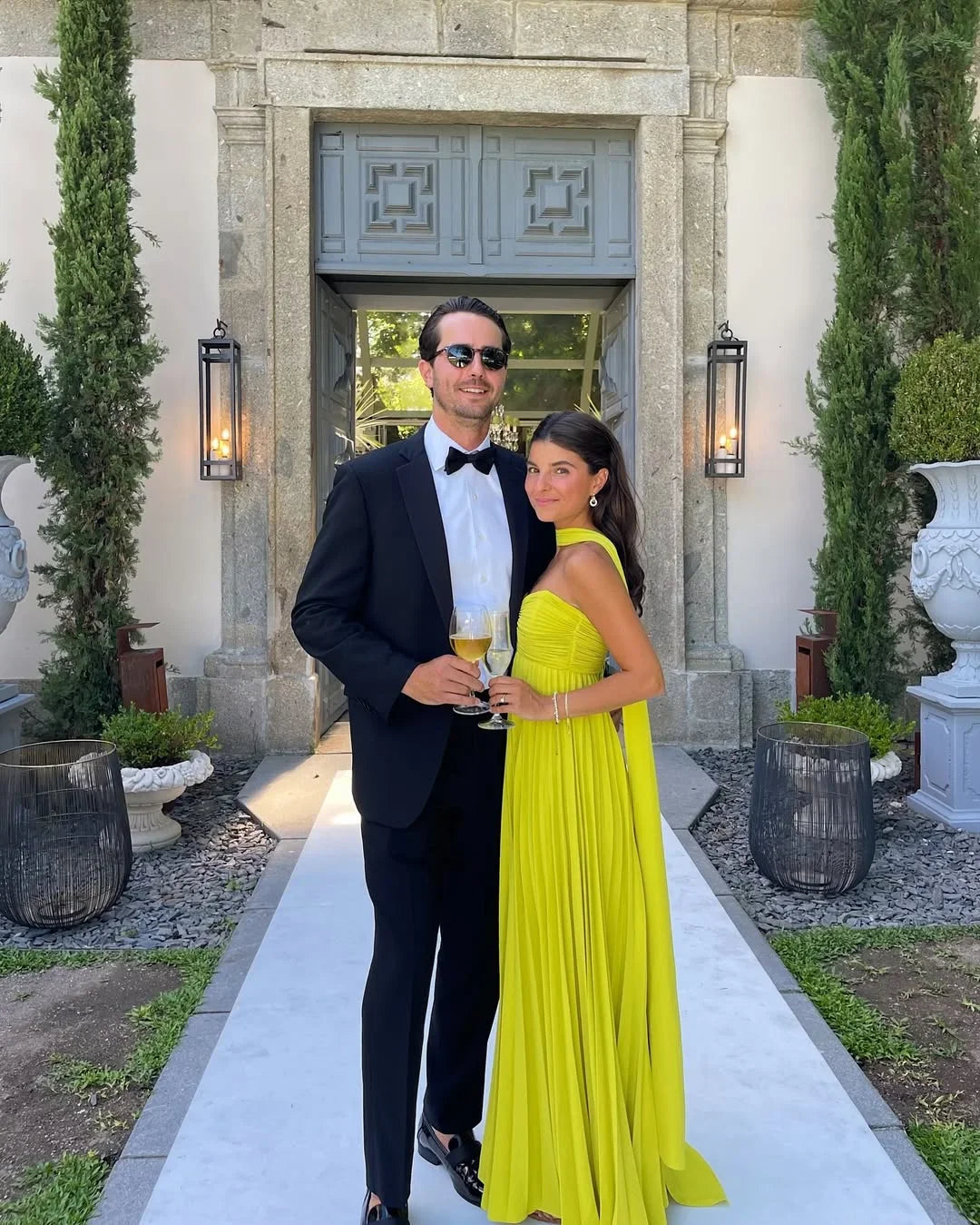 Valentina | Pleated Strapless Maxi Dress