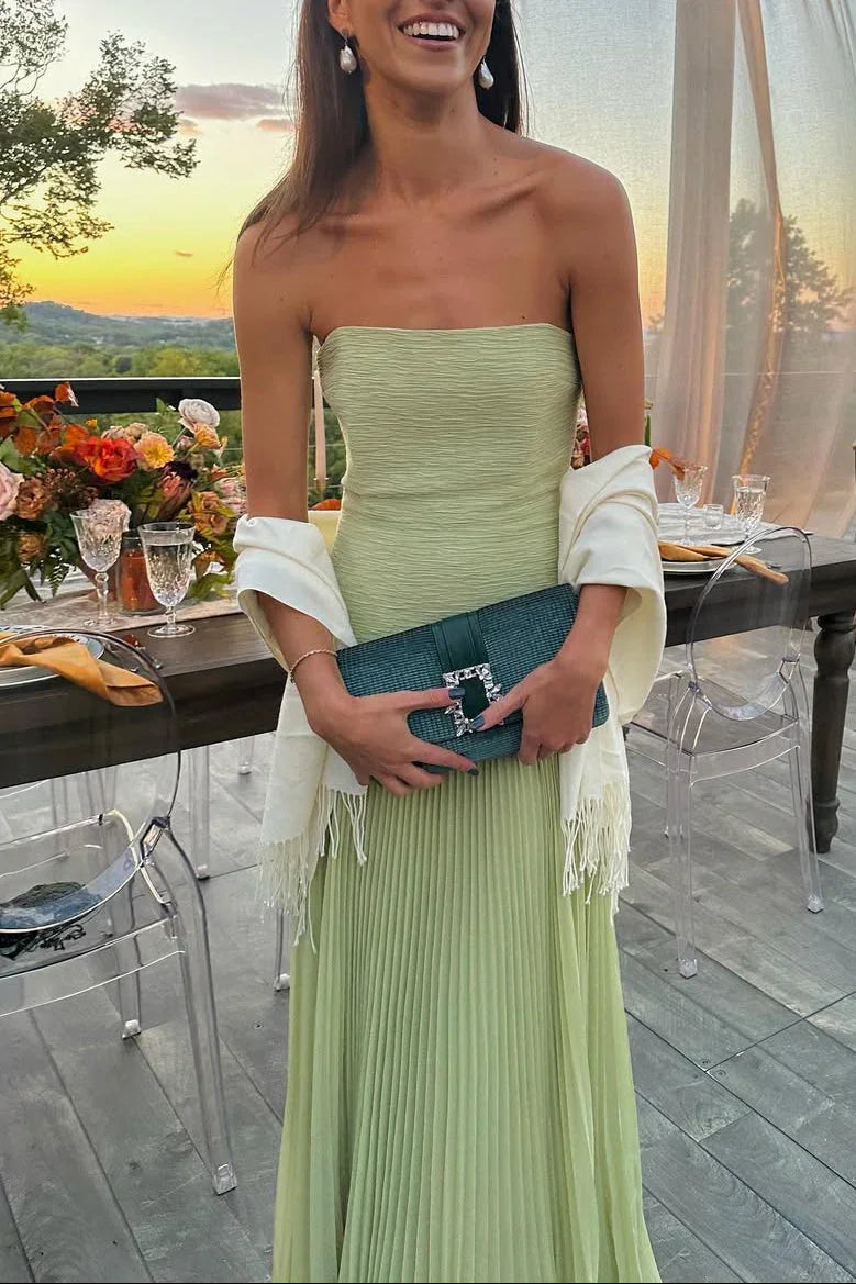 Aurelia | Pleated Maxi Dress