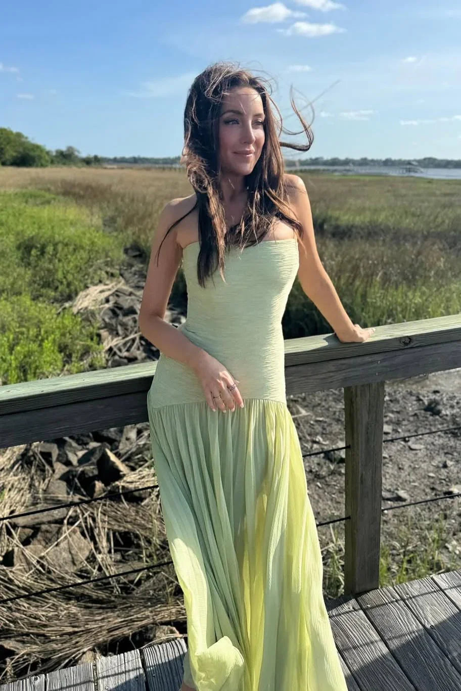 Aurelia | Pleated Maxi Dress