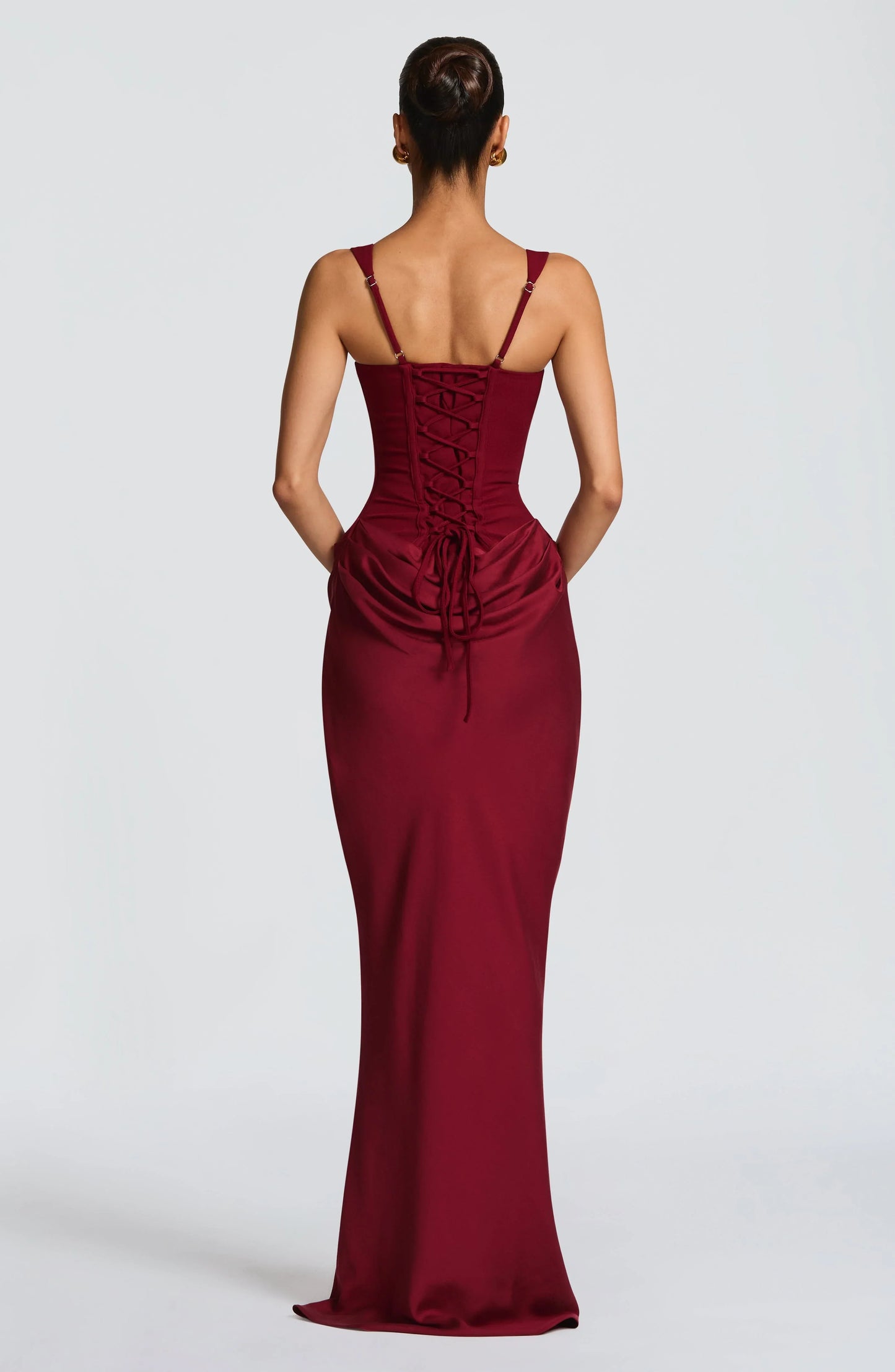 Felipa | Open-Back Fitted Maxi Dress