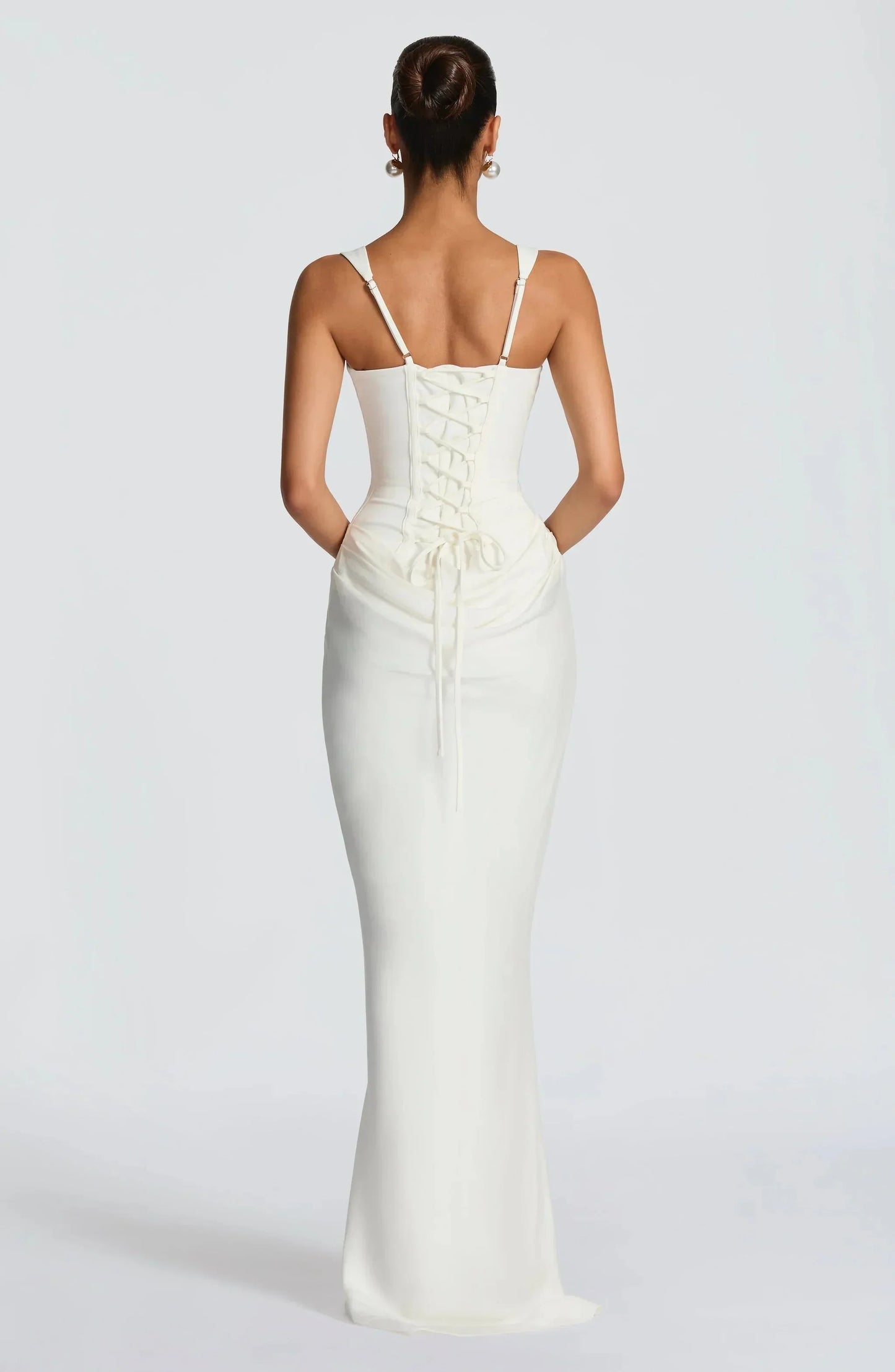 Felipa | Open-Back Fitted Maxi Dress