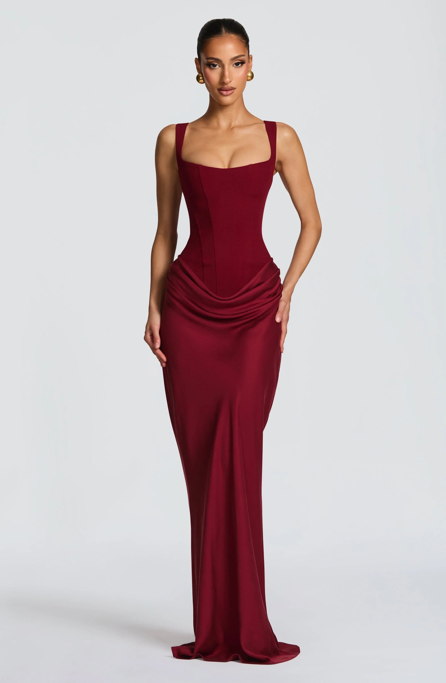 Felipa | Open-Back Fitted Maxi Dress