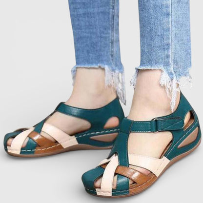 Nadia | Closed-Toe Strappy Sandals