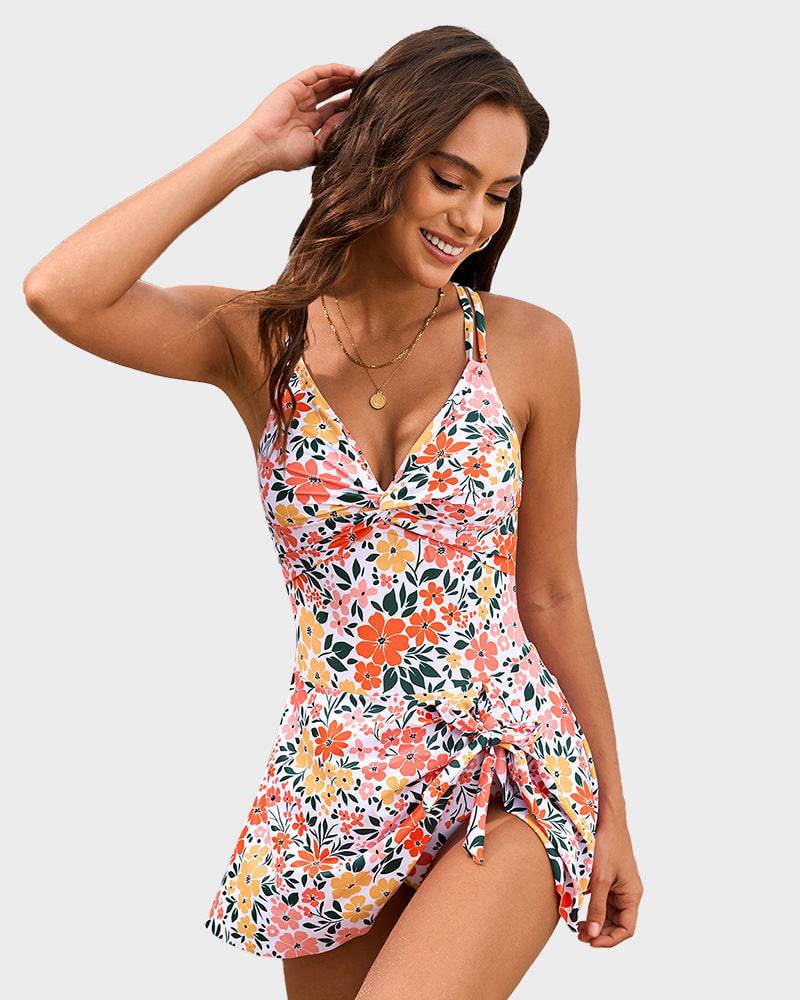 Florine | Skirted Swim Dress